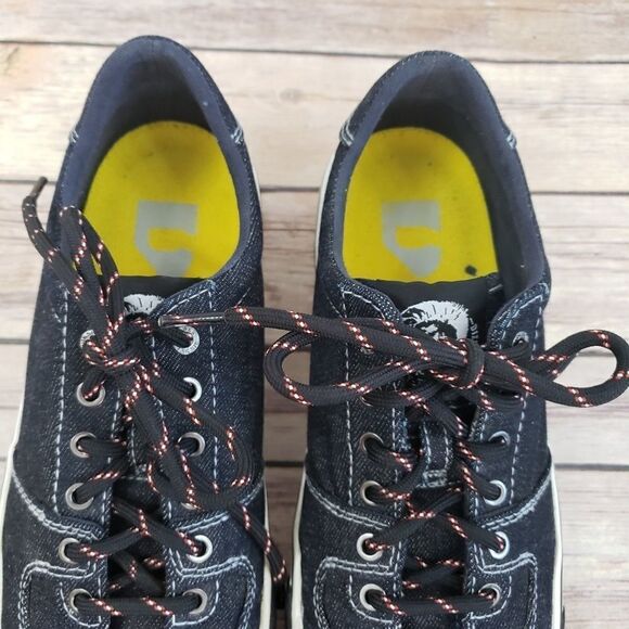 Diesel denim s flip low lace up low top.shoes - Picture 5 of 8
